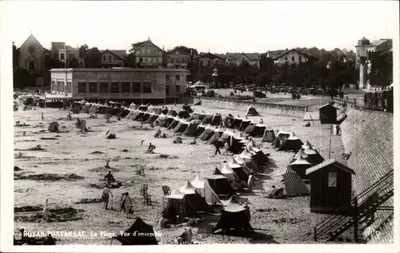 Royan-Pontaillac. La Plage, Vue d'ensemble — Éditions M. BerAUD, Bordeaux