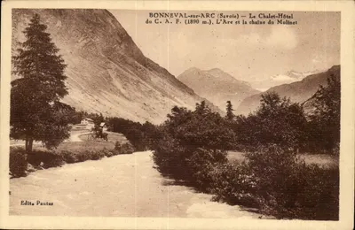 बॉन्नेवल-सूर-अर्क (सैवोय) — ले चैलेट-होटल डू सी.ए.एफ. (1890 मीटर), ले एयर एट ला चाइन डू मुलिनेट — एडिटर पॉटस