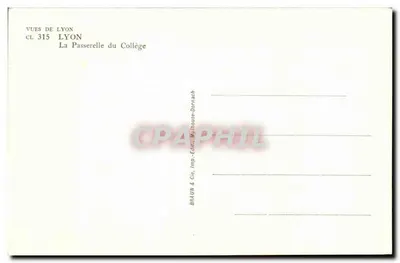 La passerella del Collegio — Lione — SICRAND — Verso
