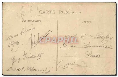 Pałac w Compiègne — Gry dziecięce — Decelle n°37 — Rewers
