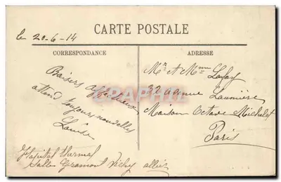 Vichy — Galerie zamknięte — LL. — N°195 — Rewers