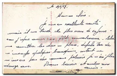 Alemanha Wiesbaden Bilhete postal antigo Hotel Nassaur Hof Nassau Hotel — Verso
