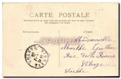 Périgueux — L'Hôtel de Ville — M.T. I.C. editore — Verso