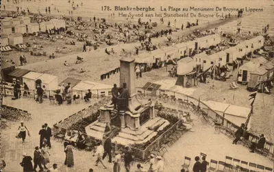 Blankenbergh — A Praia ao Monumento De Bruyne & Lippens — Edição M. De Kerdrae