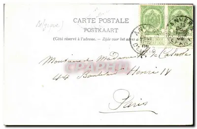 Bélgica. — Dentellieres Flamandes — VEB — Verso