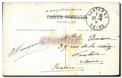 Dinant. Widok na most i Hotel Pocztowy — wydawca nieczytelny, numer serii nieczytelny — Rewers