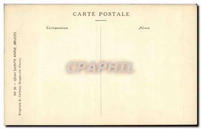 Quai Sainte-Anne — Bruges — Editor E. Verbeke, n°20 — Verso