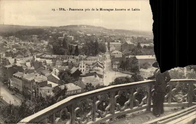 Spa - Panorama tirado da Montanha Annette e Lubin — Coleção Artística Caliçoc, Spg