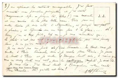 Argentière i Mont-Blanc — J.J. 10553 — Rewers