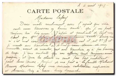Verdun — Most Galavaude — C.H., Visé Paris — Rewers