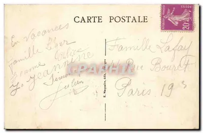 Ogród Prés-Fichaux — La Roseraie, ogólny widok — F. Marguerita, Arch. Paysagiste, nr 448, Bourges — Rewers