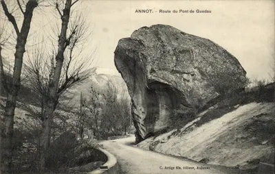 Annot - Estrada do Ponte de Guedau — C. Artige filho, editor, Aubenas