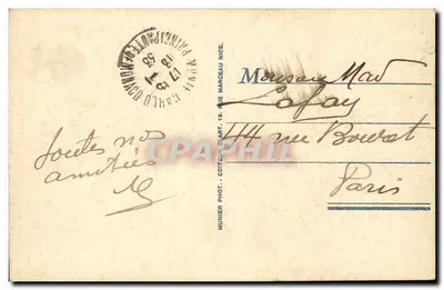 Monte-Carlo — El Casino y los Jardines — R. M. n°203 — Reverso