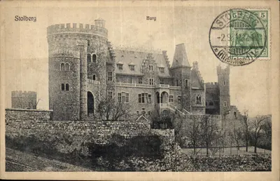 Stolberg — Castelo de Burg — editor C. G. K. Dessau, n° 10