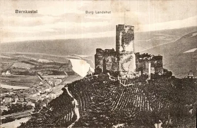 Bernkastel — vista da Burg Landshut — editor não identificado