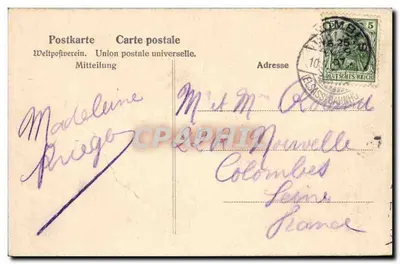 Wörth a. S. — Monumento di Baviera — editore non identificato — Verso