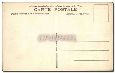 Hyères - Le Mont des Oiseaux — vista da villa — editor Hue, Hyères, n° 66 — Verso