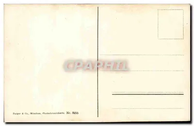 Kgl. Schloss Berg am Starnbergersee — castelo real à beira do lago — Purger & Co., München, Nr. 9255 — Verso