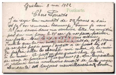 Darmstadt. Estação Central — Lado Leste. — Verso