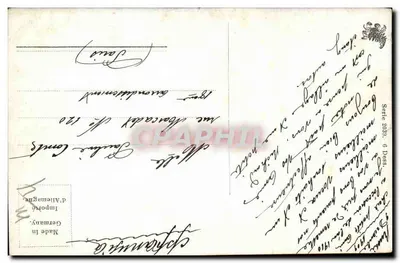 Paisagem de outono — Grancièu-Borjous — editor anônimo, série 6 Dess. — Verso