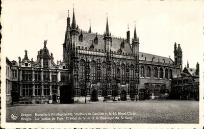 Bruges - A Justiça de Paz, o Hotel de Cidade e a Basílica do Santo Sangue