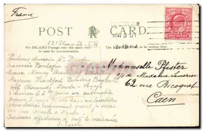Terrace Gardens, Torquay — widok panoramiczny portu i wzgórz — wydawca nieznany — Rewers