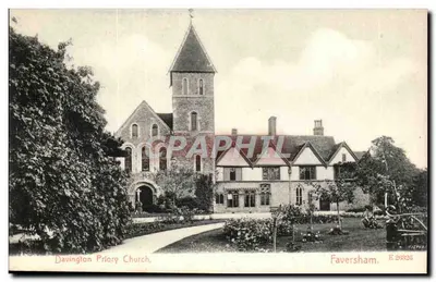 Kościół Davington Priory — Faversham — Stengel & Co. Post Card Publ. London E.C.
