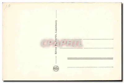 Echternach — Igreja Paroquial — série 18 — edição Wilca Capus, Luxemburgo — Verso