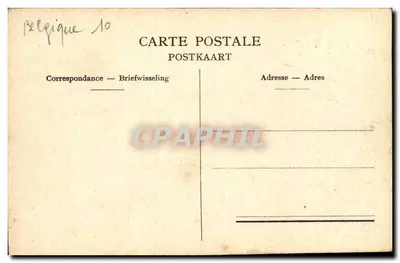 Abadia de Aulne — Salões, ala de conservação, igreja atual — Agence Soc. de Bruxelles, n° 2332 — Verso