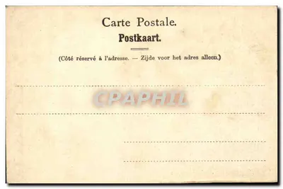 Bourg Léopold — O Chalet Royal — Nels, Bruxelas, Série 95 No. 3 — Verso