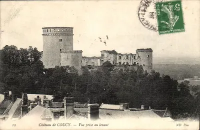 Castelo de COUCY — Vue prise au levant — ND Phot