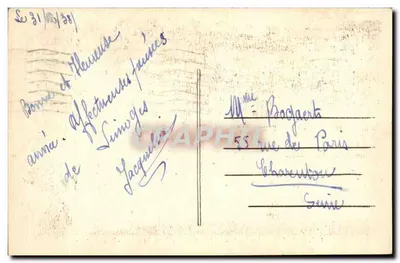 LIMOGES — Ogród nowej stacji Limoges-Bénédictins — n°313 — Rewers