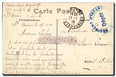 Saint-Brieuc — Le Légué, o Bassin à flot — J. Sorel, Edit., Rennes. — Verso
