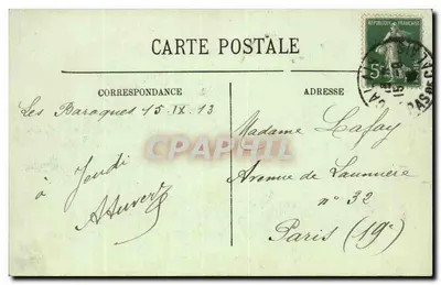 Calais — Pomnik Ofiar "Pluviose" — LL. nr 209 — Rewers