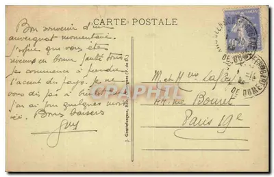 Clermont-Ferrand — Plac Jaude — G. D'O. nr 1092 — Rewers