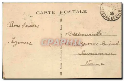 Tours (Indre-et-Loire) — Jardín Botánico — Una linda Canasta — Reverso