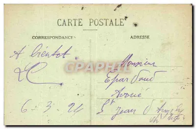 Castelo de Kéruzoret em Plouvron — editor Gell, F. Hamonic, St-B. — n° 5185 — Verso