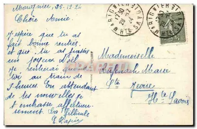 Arranjo de rosas — Lembrança — DÉDÉ PARIS 819 — Verso