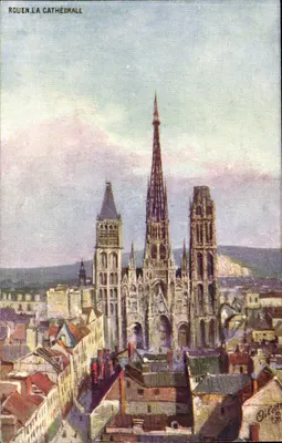 Rouen. A Catedral — vista aérea — Gilberte, n°8