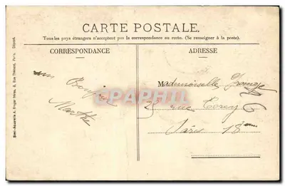 Montmorency - Binnenkant van het graf van de Kerk — Ed. gereserveerd voor het Herinnering van Montmorency — Achterkant