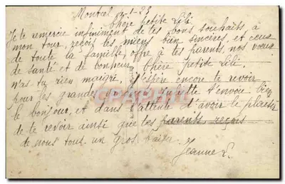 Dziecko z wózkiem z kwiatami — Paryż 739 — wydawca RC — Rewers