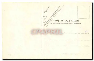 Le Havre — Interior da Igreja Nossa Senhora dos Navios — W. D. Pohl No. 37 — Verso