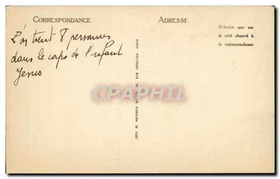 Le Puy — Estatua colosal de N.-D. de Francia — editor LL n°37 — Reverso