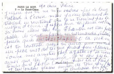 Parigi la Notte — La Basilica del Sacro Cuore — Edizioni del Globe — Verso