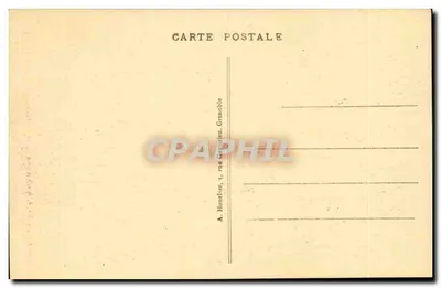 O Glaciar Branco e a Grande Sagne (3779 m.) — 8402-1 — A. Hourlier, 5, rue Grenoble, Grenoble — Verso