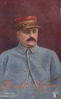 Franchet d'Esperey — Geral francês — Foto Pierre Petit, série A°6