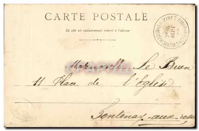Le Creusot - Igreja de São Carlos — G. Paulet editor, Le Creusot — Verso