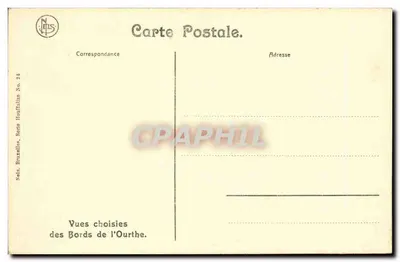Houffalize — L'église et l'Ourthe — Neils, Bruxelles, Série Houffalize No. 24 — Verso