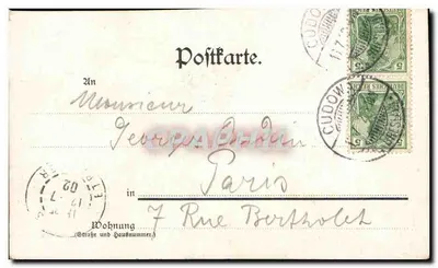 Rübezahl's Lustgarten mit dem Eichhörnchen — Heuscheuer, Alemanha — A.W. 106 — Verso