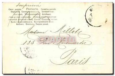 Nuremberg — Nossa Saudação, Gänsemännchen — editor Nuremberg, n° 6881 — Verso